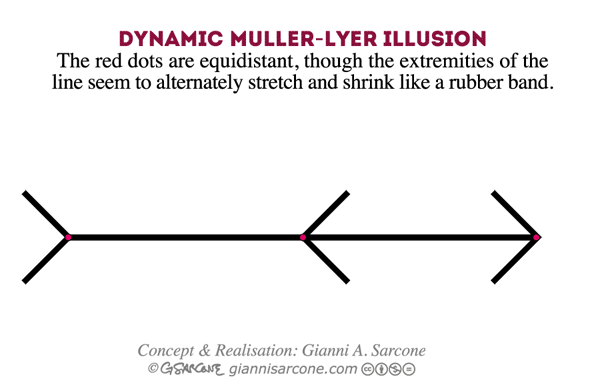 Dynamic Müller-Lyer Illusion