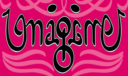 Imagine, mirror ambigram