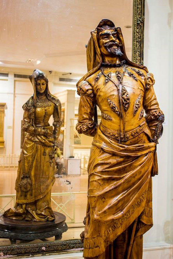 double statue Mephistophele Margareta 2